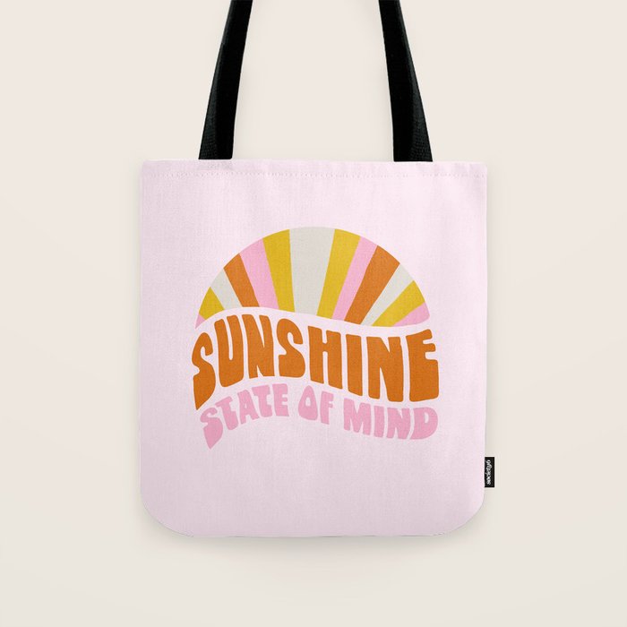 sunshine state of mind, type Tote Bag Gallery Image 1