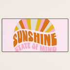 sunshine state of mind, type Desk Mat Gallery Image 3