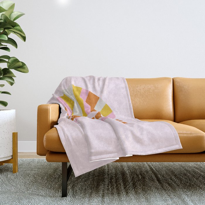 sunshine state of mind, type Throw Blanket Gallery Image 1