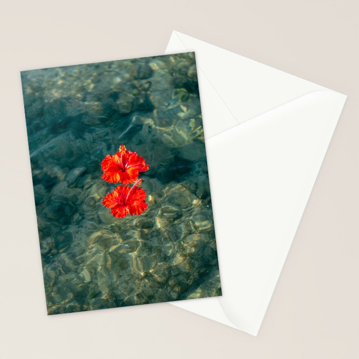 Hibiscus Love Stationery Card Gallery Image 2