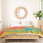 Colorful Paper Collage #2 Duvet Cover Gallery Image 3