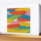 Colorful Paper Collage #2 Wall Mural Gallery Image 2
