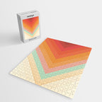 Rainbow Chevrons Jigsaw Puzzle Gallery Image 2
