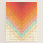 Rainbow Chevrons Jigsaw Puzzle Gallery Image 1