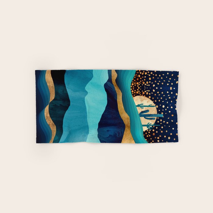 Indigo Desert Night Hand & Bath Towel Gallery Image 1
