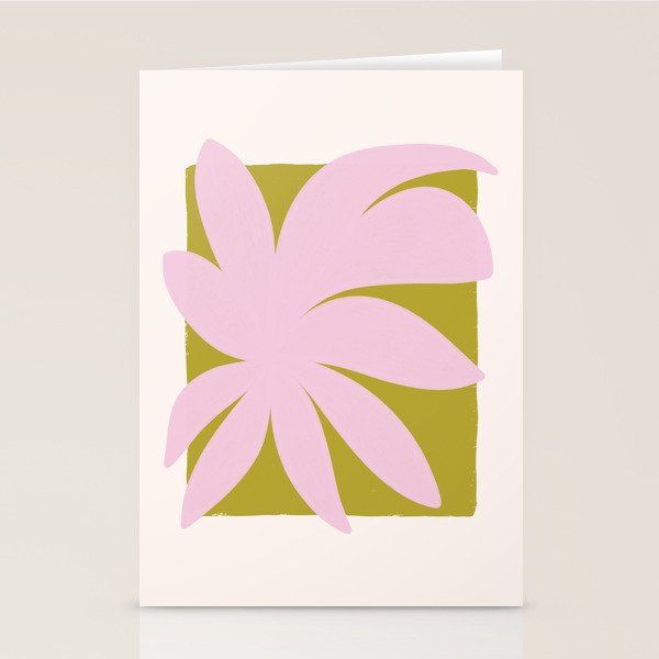 Tropical Leaf II Stationery Card Gallery Image 1