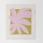 Tropical Leaf II Throw Blanket Gallery Image 2