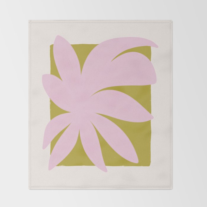 Tropical Leaf II Throw Blanket Gallery Image 2