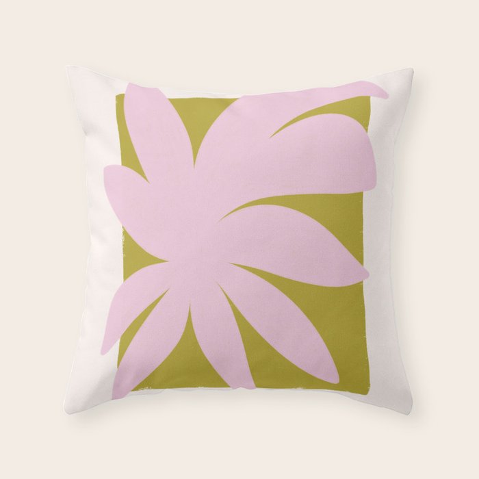 Tropical Leaf II Throw Pillow Gallery Image 6