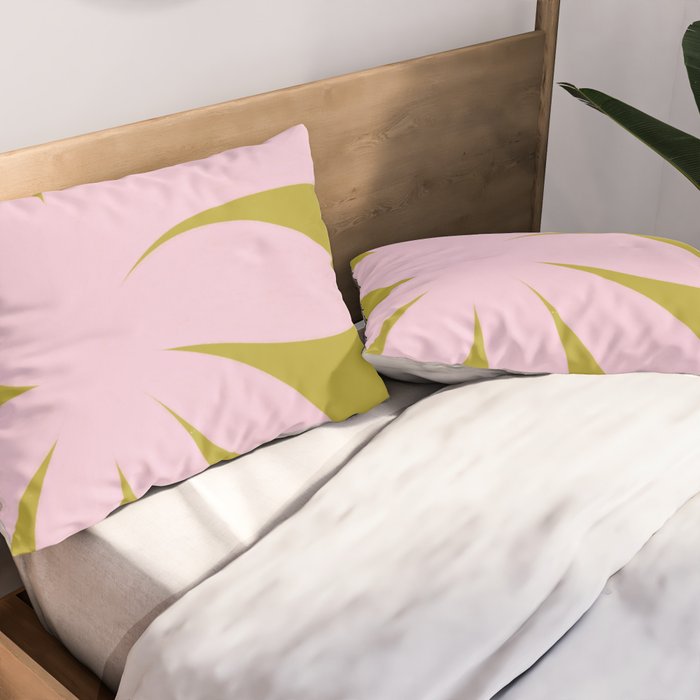 Tropical Leaf II Pillow Sham Gallery Image 2