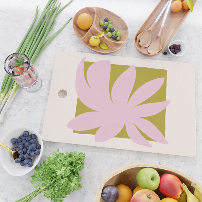 Tropical Leaf II Cutting Board Gallery Image 2