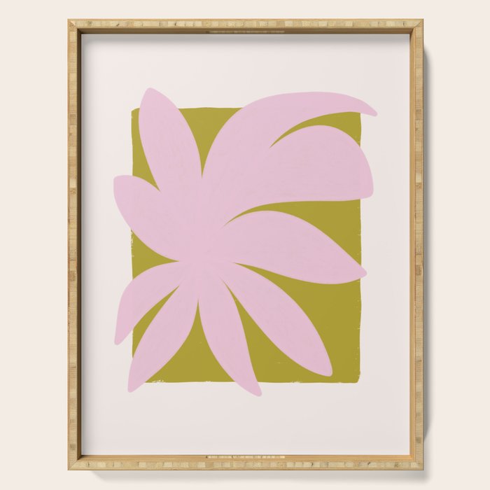 Tropical Leaf II Serving Tray Gallery Image 1