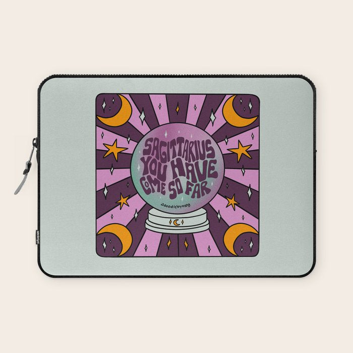 Sagittarius Crystal Ball Laptop Sleeve Gallery Image 1