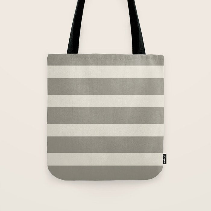 Neutral Maxi Stripes Tote Bag Gallery Image 1