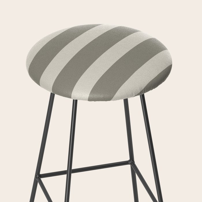 Neutral Maxi Stripes Stool Gallery Image 2