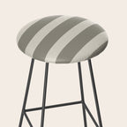 Neutral Maxi Stripes Stool Gallery Image 2