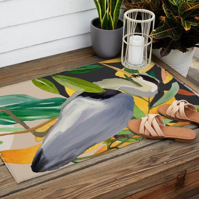 Bird 6 Outdoor Rug Gallery Image 2