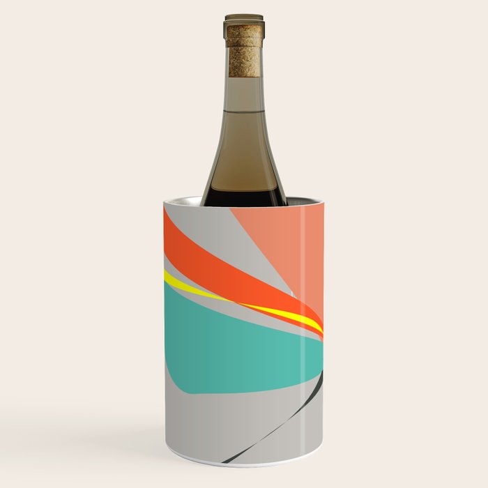 Abstract Floral 03B Wine Chiller Gallery Image 2