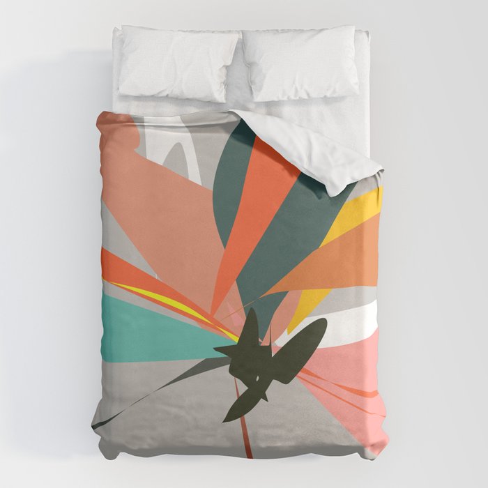 Abstract Floral 03B Duvet Cover Gallery Image 6