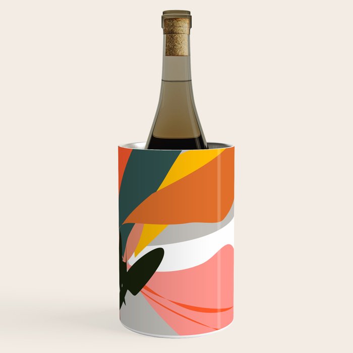 Abstract Floral 03B Wine Chiller Gallery Image 3