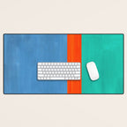 Orange Ocean Sun Desk Mat Gallery Image 1