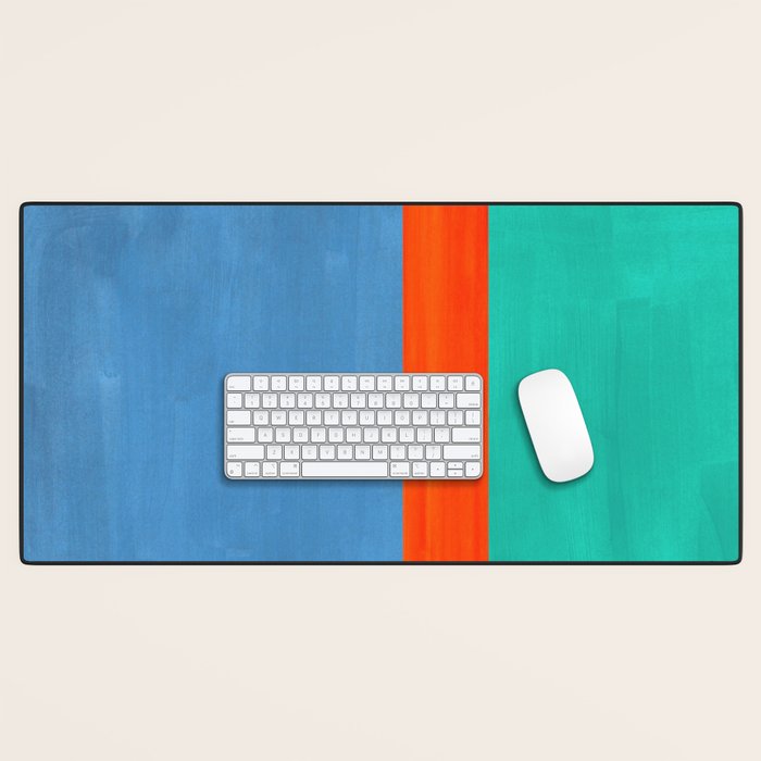 Orange Ocean Sun Desk Mat Gallery Image 1