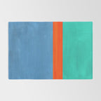 Orange Ocean Sun Rug Gallery Image 2