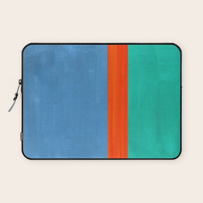 Orange Ocean Sun Laptop Sleeve Gallery Image 1