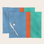 Orange Ocean Sun Placemat Gallery Image 1