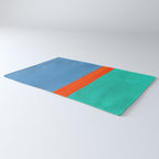 Orange Ocean Sun Rug Gallery Image 3