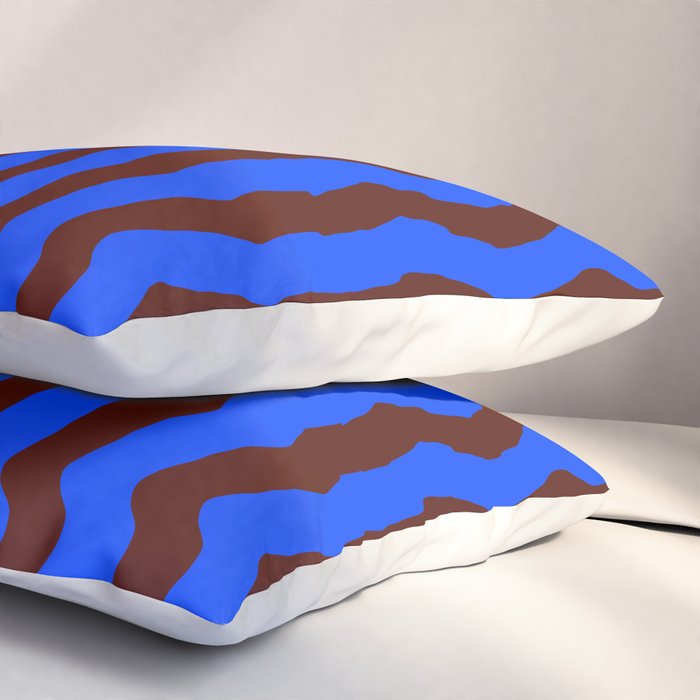 Vibra - Blue Pillow Sham Gallery Image 3