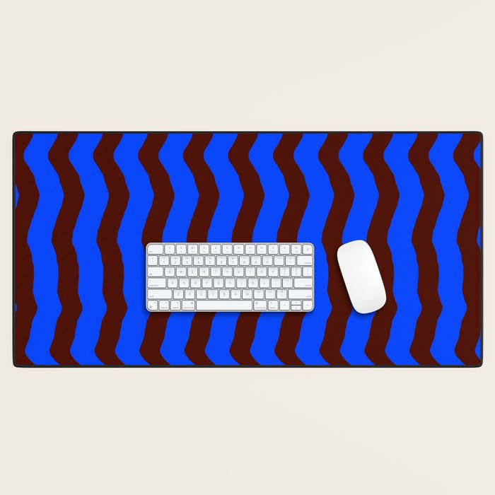 Vibra - Blue Desk Mat Gallery Image 1