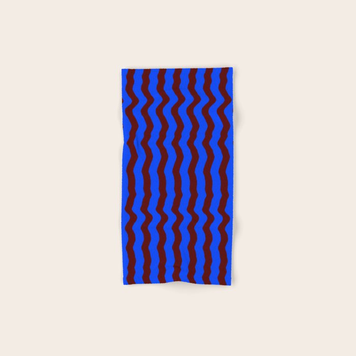 Vibra - Blue Bath Towel Gallery Image 1