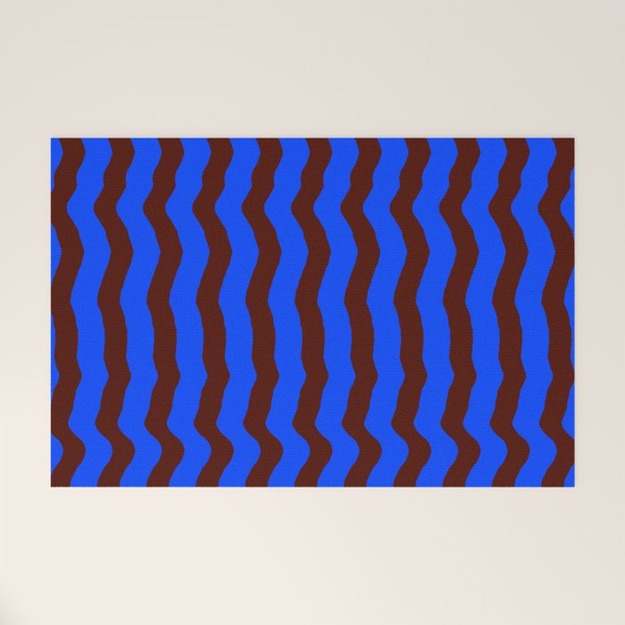 Vibra - Blue Welcome Mat Gallery Image 1