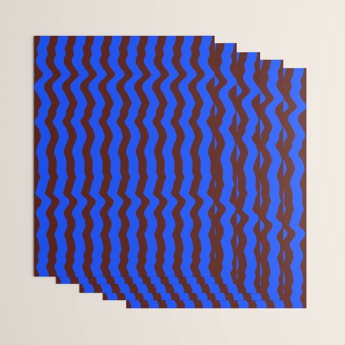 Vibra - Blue Wrapping Paper Gallery Image 3
