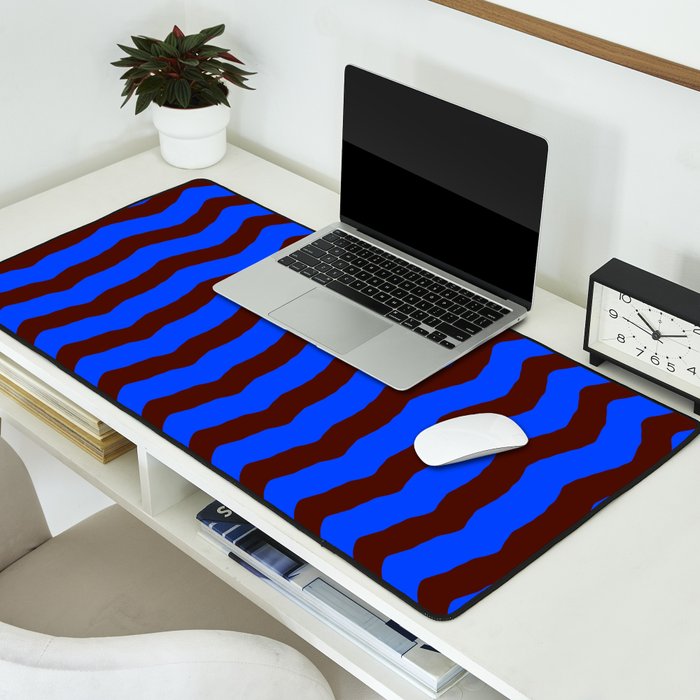 Vibra - Blue Desk Mat Gallery Image 2