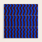 Vibra - Blue Wood Wall Art Gallery Image 1