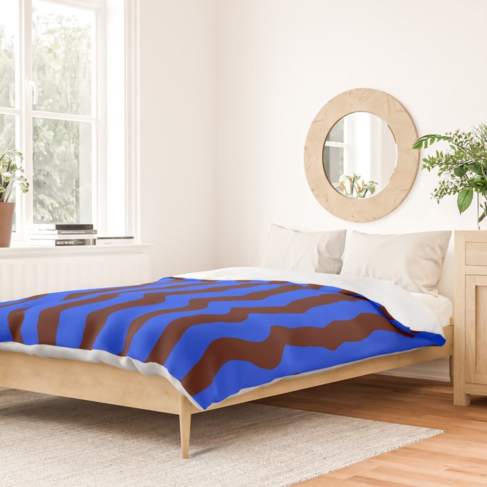 Vibra - Blue Duvet Cover Gallery Image 2