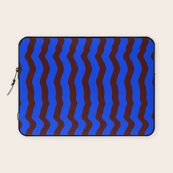Vibra - Blue Laptop Sleeve Gallery Image 1