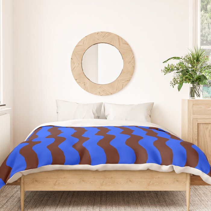 Vibra - Blue Duvet Cover Gallery Image 3