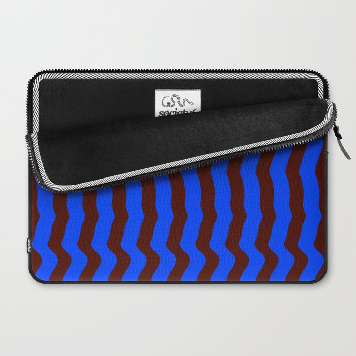 Vibra - Blue Laptop Sleeve Gallery Image 2