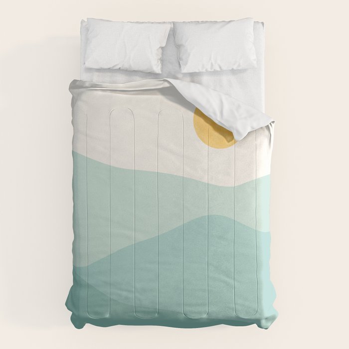 Peaceful Mountain Landscape Comforter Gallery Image 1