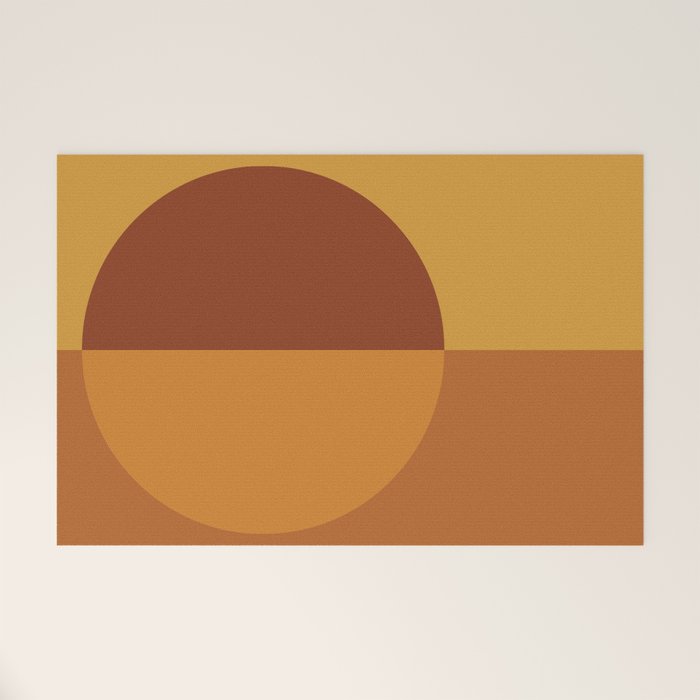Color Block Abstract VIII Welcome Mat Gallery Image 1