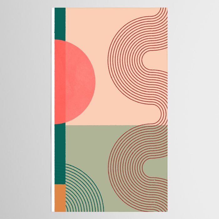 geometric abstract 158 Tablecloth Gallery Image 2