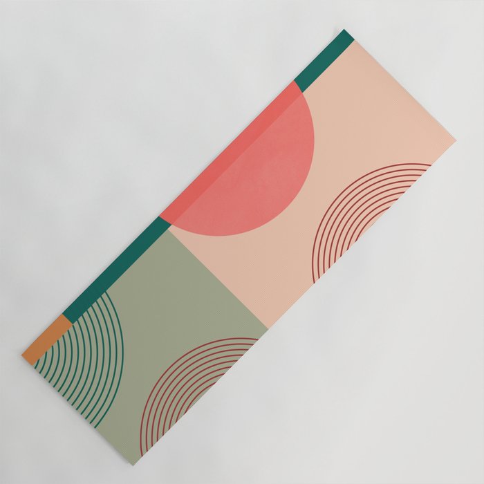 geometric abstract 158 Yoga Mat Gallery Image 1
