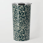 Bold Folk floral pattern Travel Mug Gallery Image 1