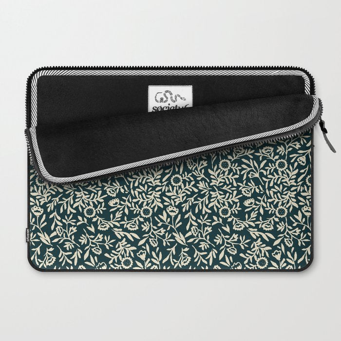 Bold Folk floral pattern Laptop Sleeve Gallery Image 2