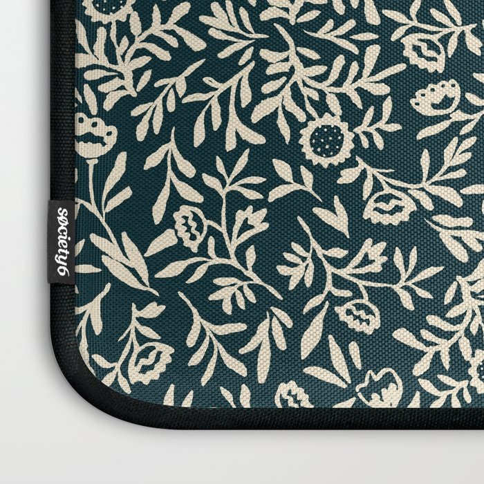Bold Folk floral pattern Laptop Sleeve Gallery Image 3