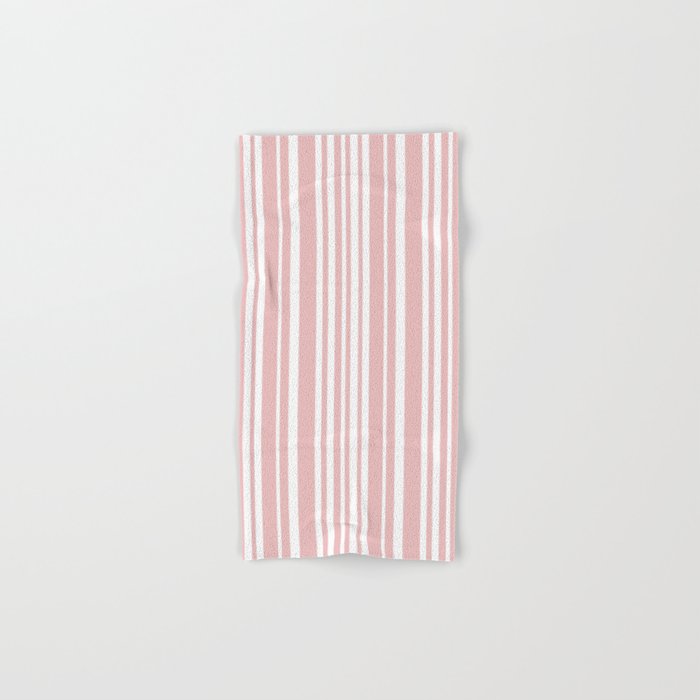 Classic Stripes XXIX - Blush Pink Bath Towel Gallery Image 1