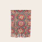 Kermina Suzani Uzbekistan Floral Embroidery Print Wall Hanging Gallery Image 1